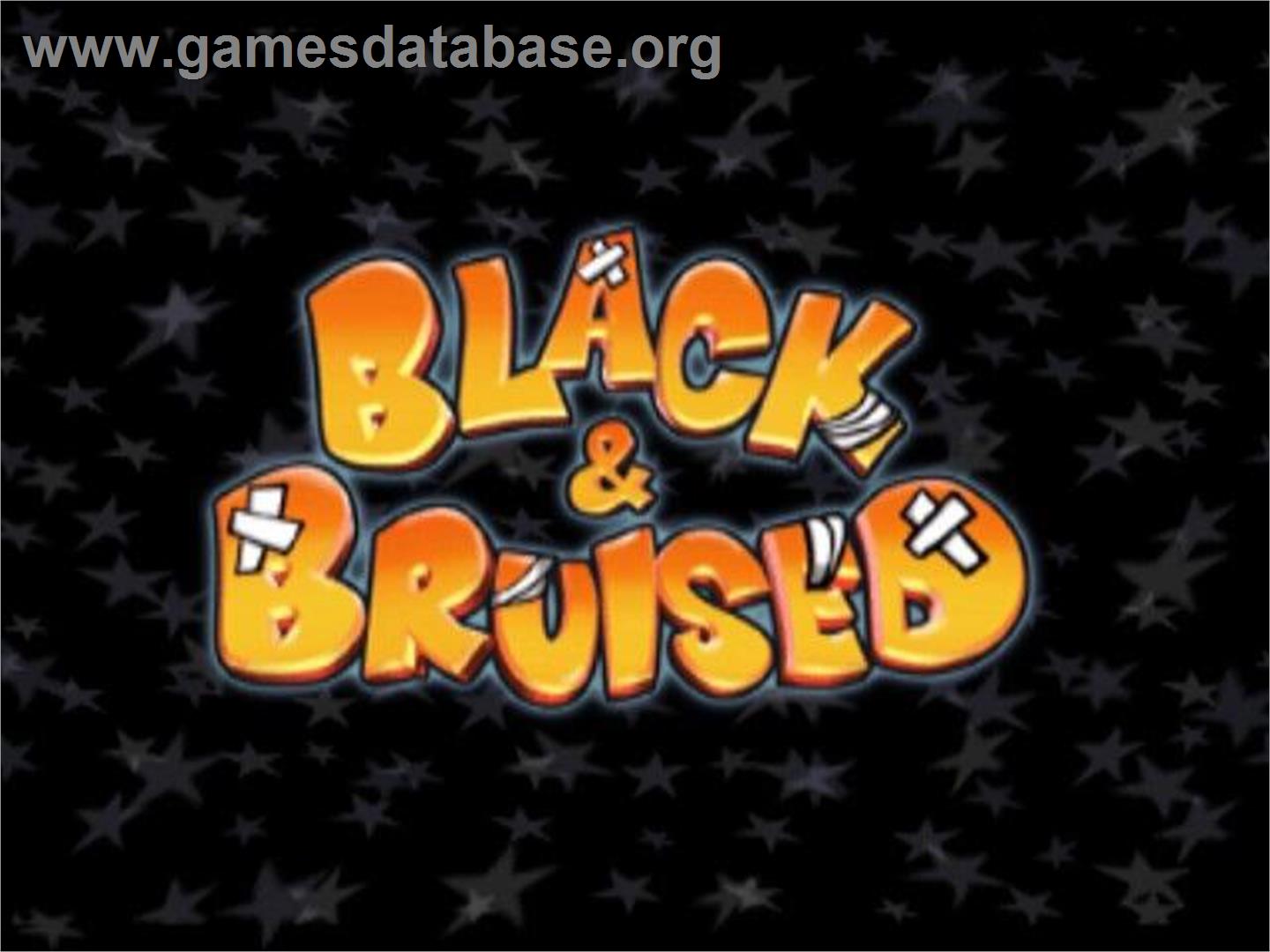 Black & Bruised - Nintendo GameCube - Artwork - Title Screen