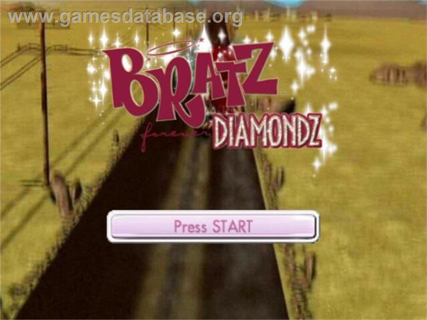 Bratz - Forever Diamondz - Nintendo GameCube - Artwork - Title Screen