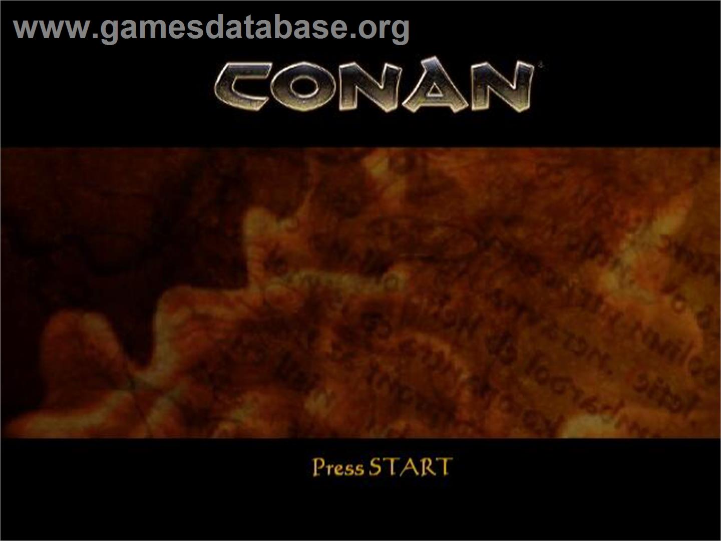 Conan - Nintendo GameCube - Artwork - Title Screen