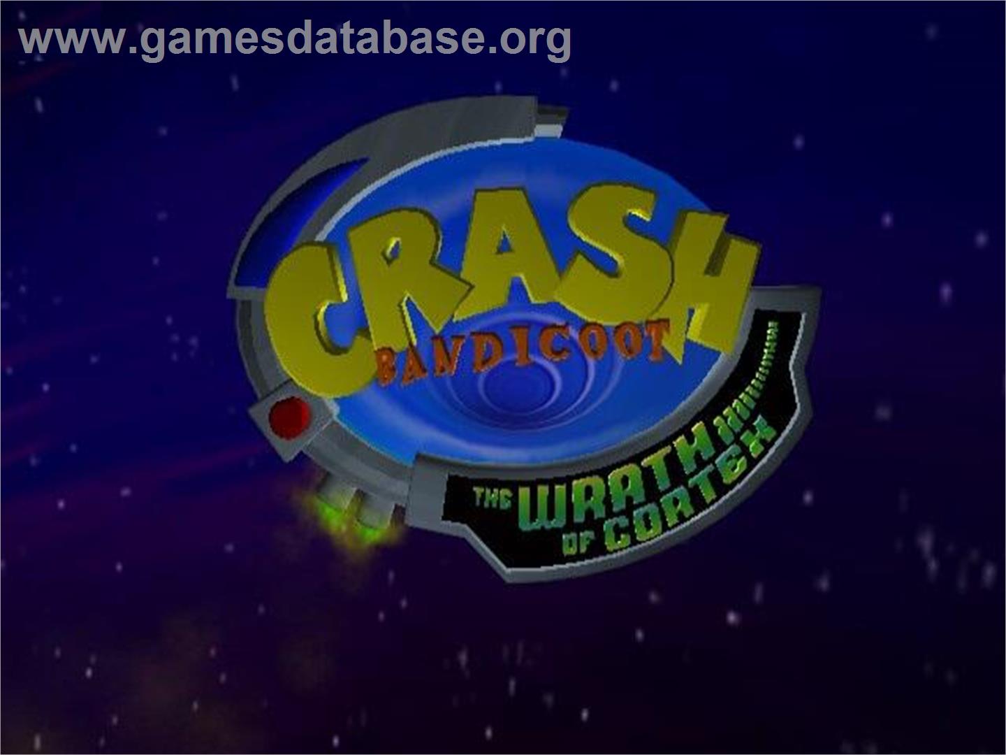 Crash Bandicoot - The Wrath Of Cortex - Nintendo GameCube - Artwork - Title Screen