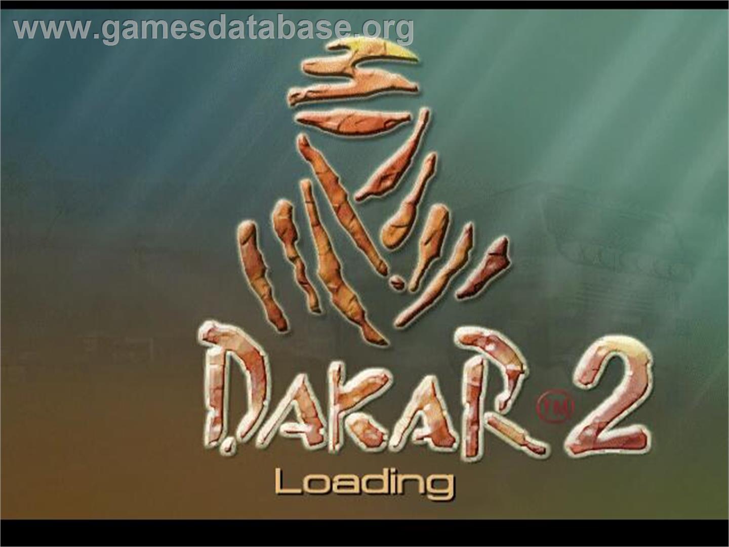 Dakar 2: The World's Ultimate Rally - Nintendo GameCube - Artwork - Title Screen