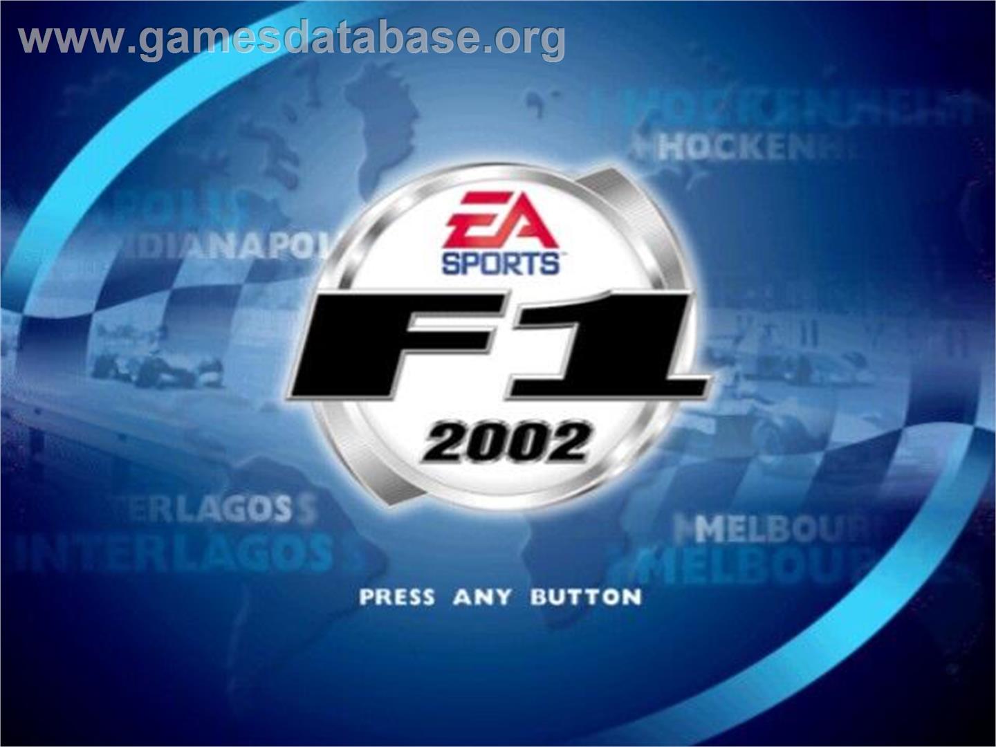 F1 Career Challenge - Nintendo GameCube - Artwork - Title Screen