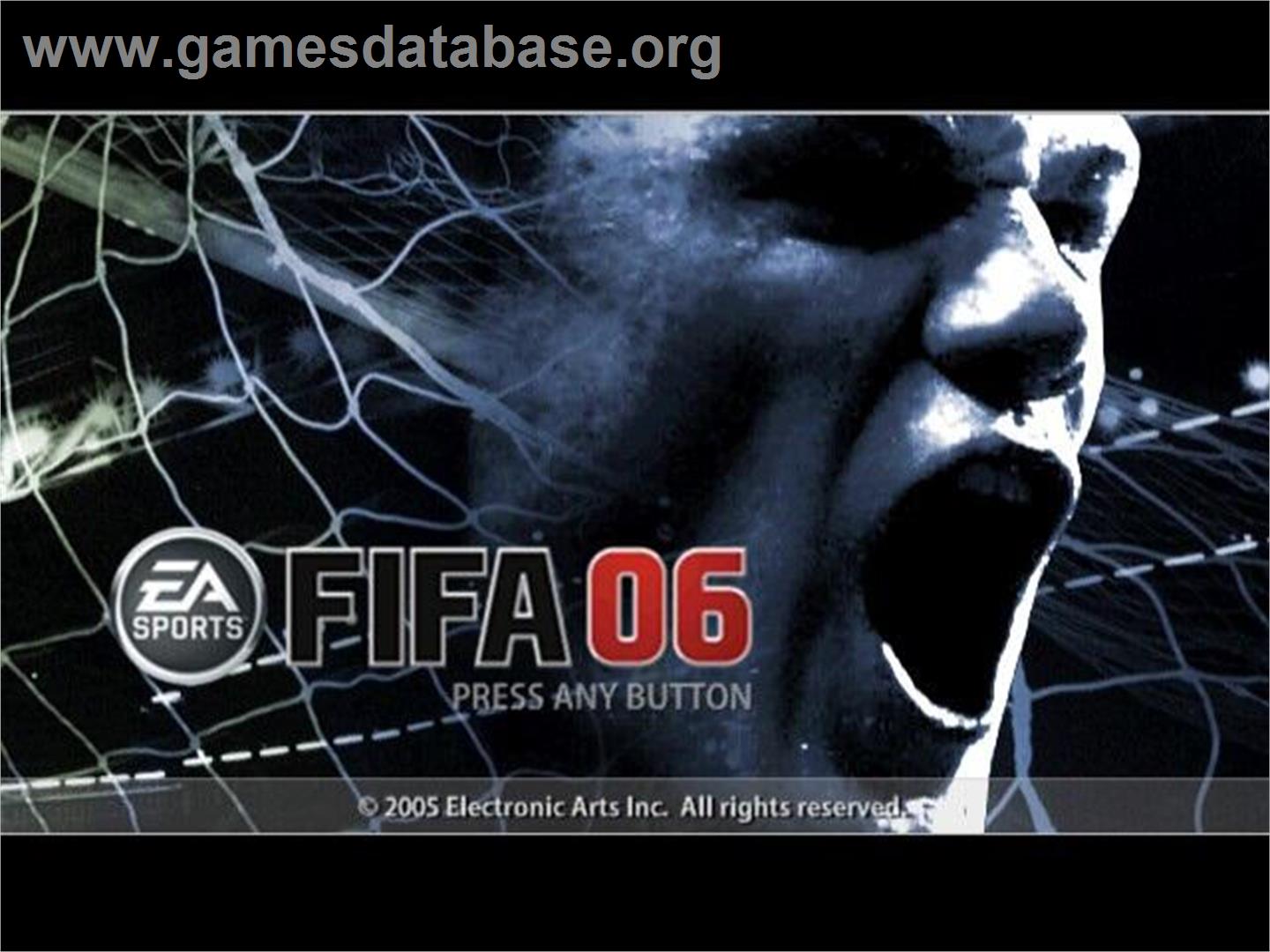 FIFA 06 - Nintendo GameCube - Artwork - Title Screen