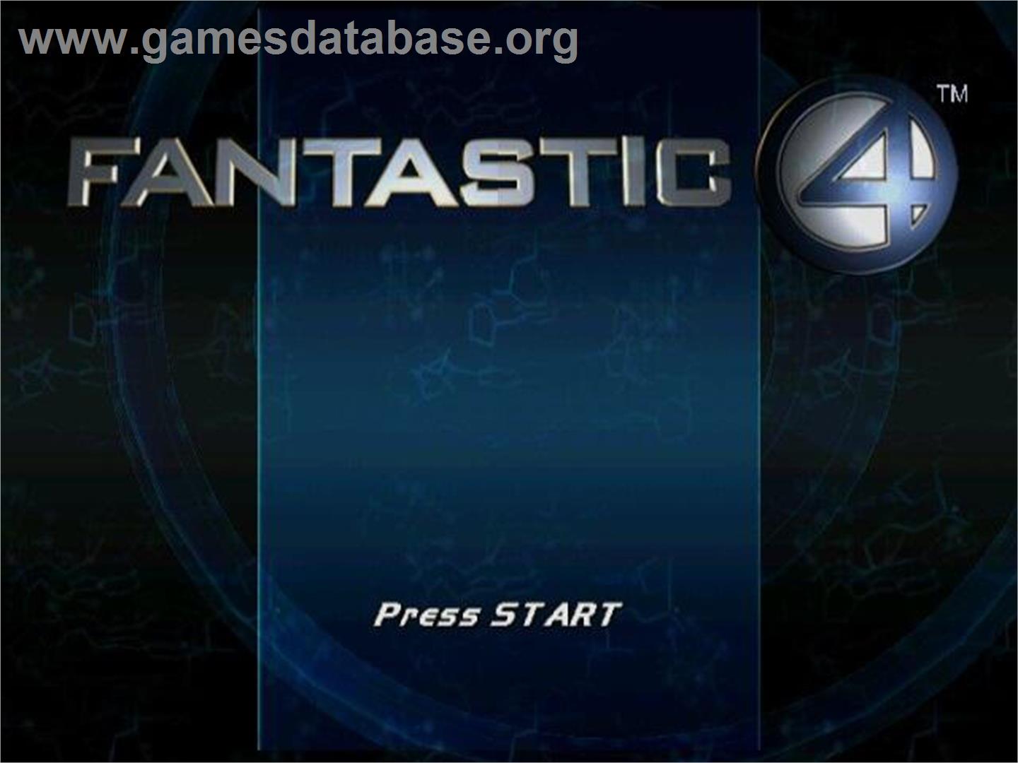 Fantastic Four - Nintendo GameCube - Artwork - Title Screen