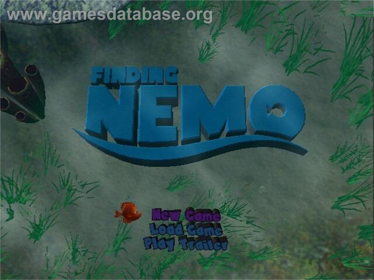 Finding Nemo - Nintendo GameCube - Artwork - Title Screen