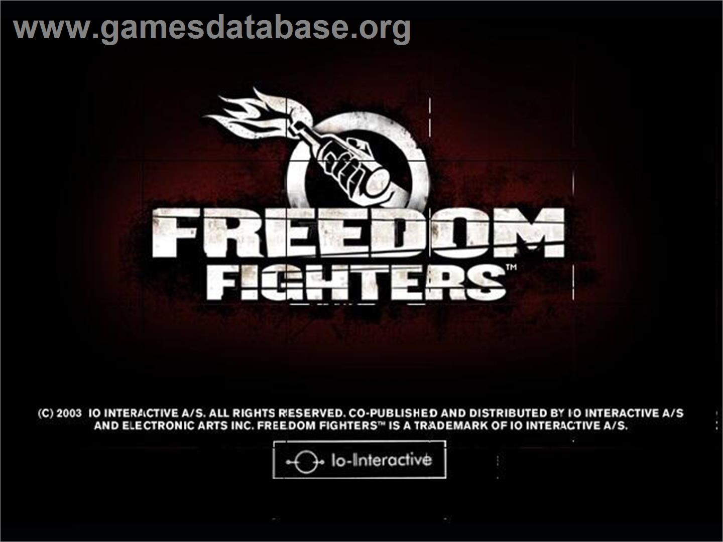 Freedom Fighters - Nintendo GameCube - Artwork - Title Screen