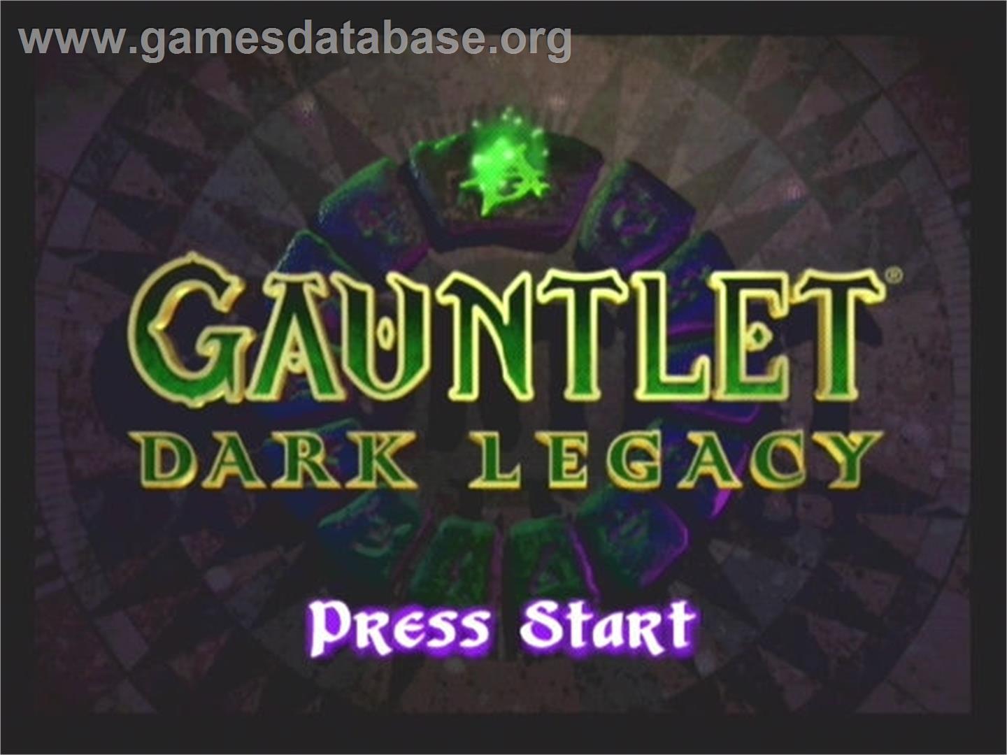 Gauntlet - Dark Legacy - Nintendo GameCube - Artwork - Title Screen