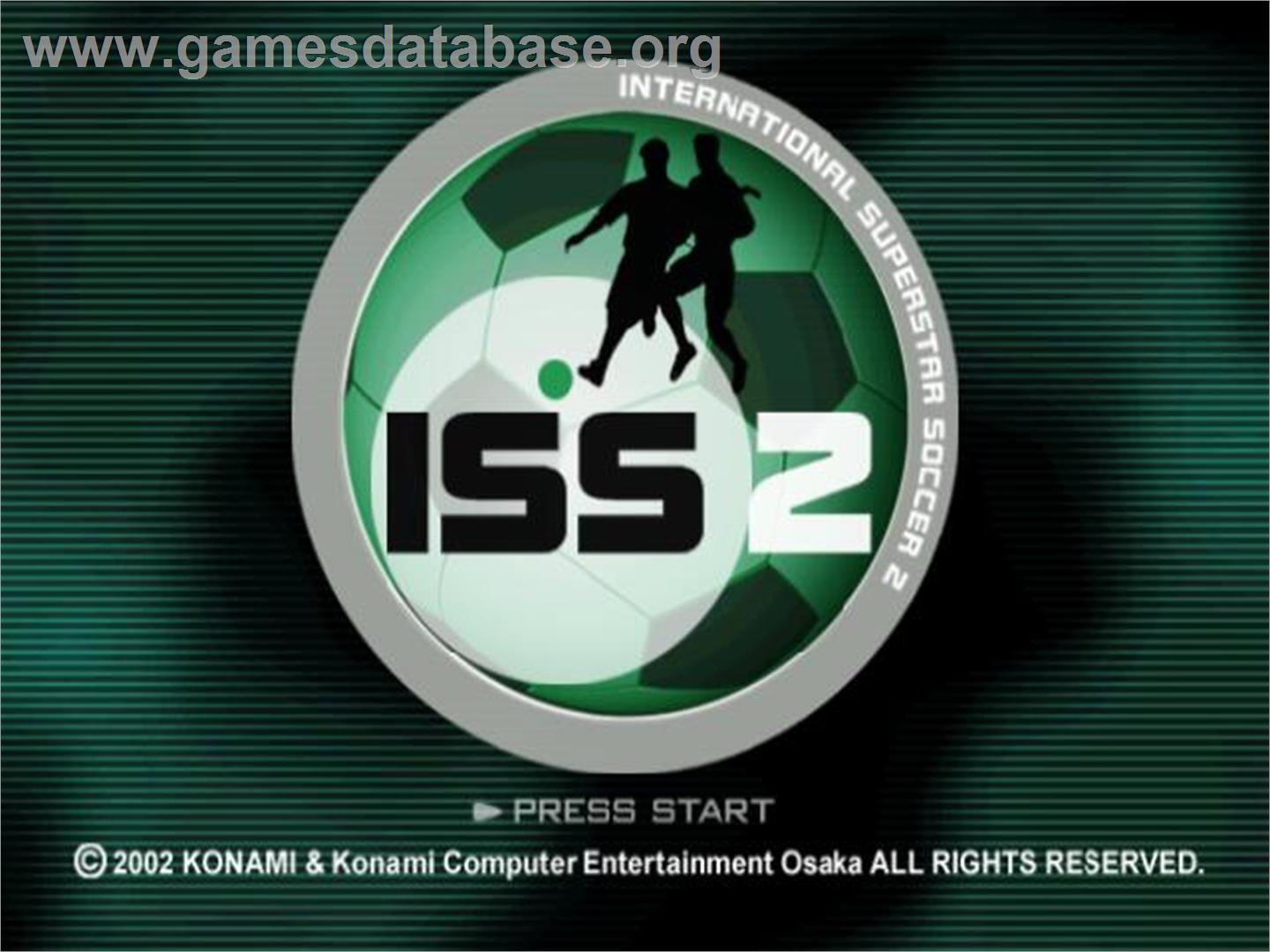 International Superstar Soccer 2 - Nintendo GameCube - Artwork - Title Screen