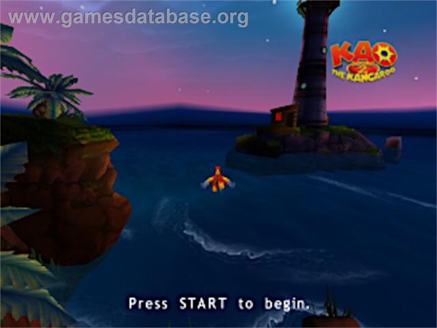 Kao The Kangaroo - Round 2 - Nintendo GameCube - Artwork - Title Screen