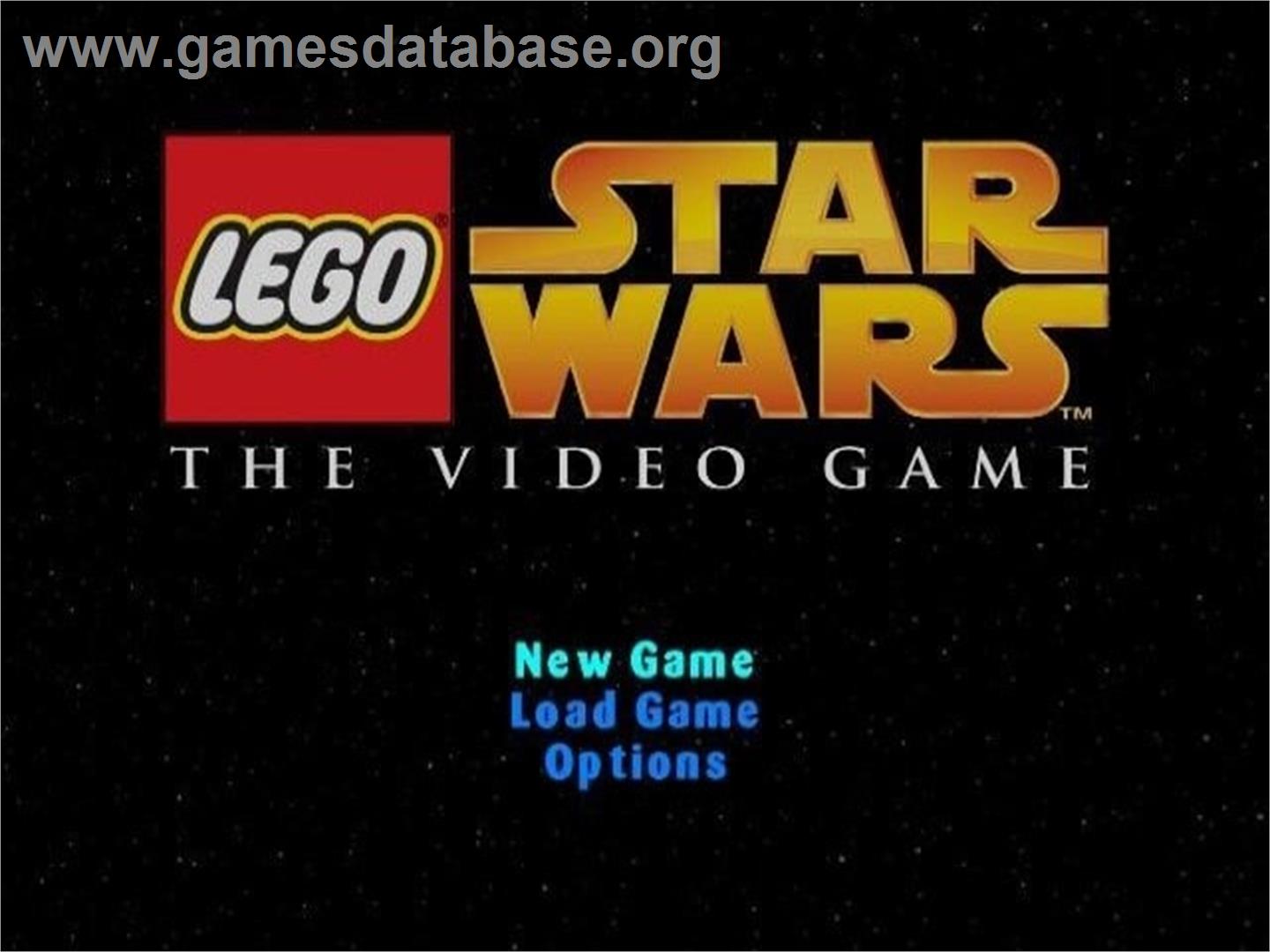 LEGO Star Wars: The Video Game - Nintendo GameCube - Artwork - Title Screen