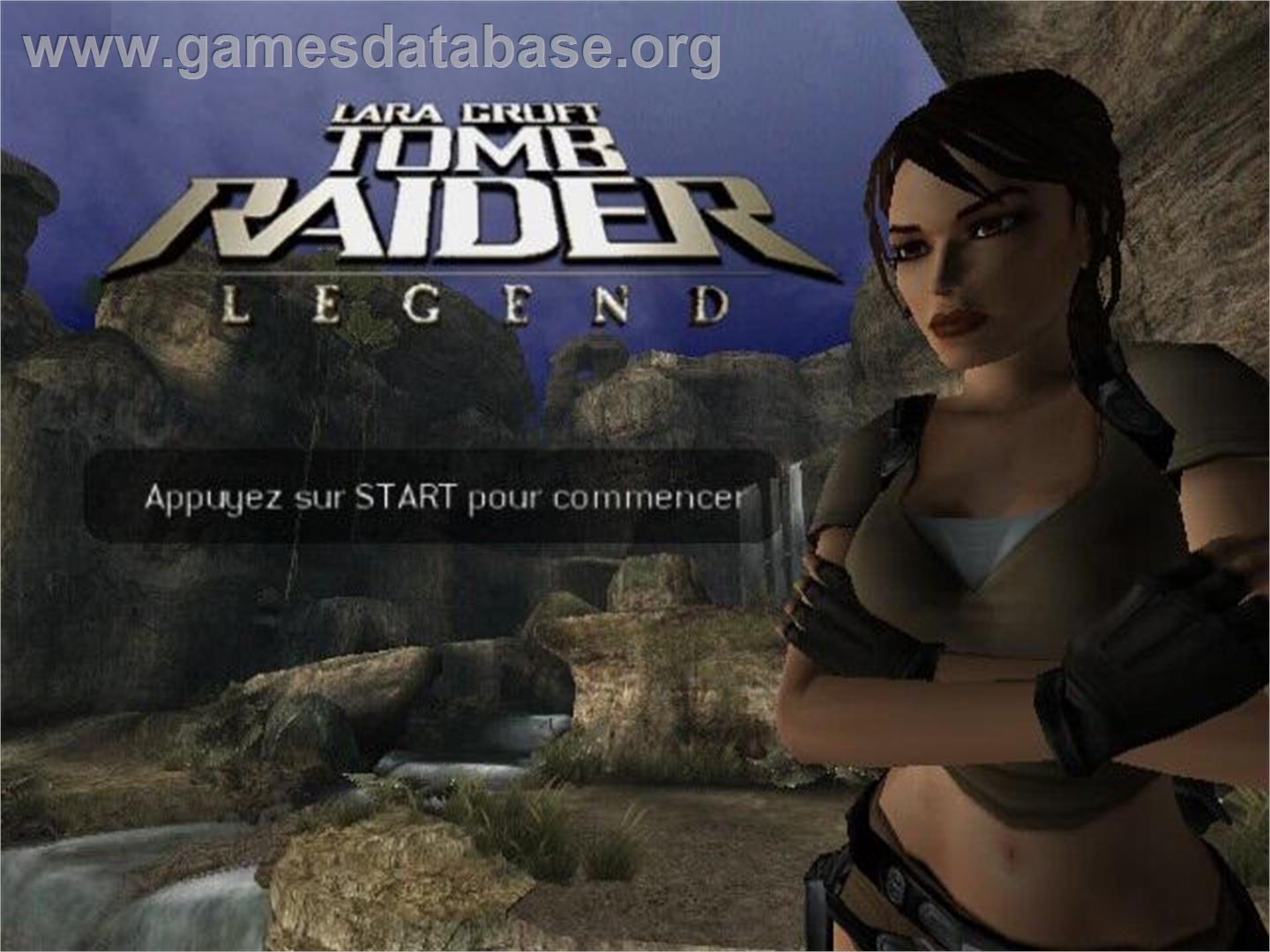 Lara Croft Tomb Raider: Legend - Nintendo GameCube - Artwork - Title Screen