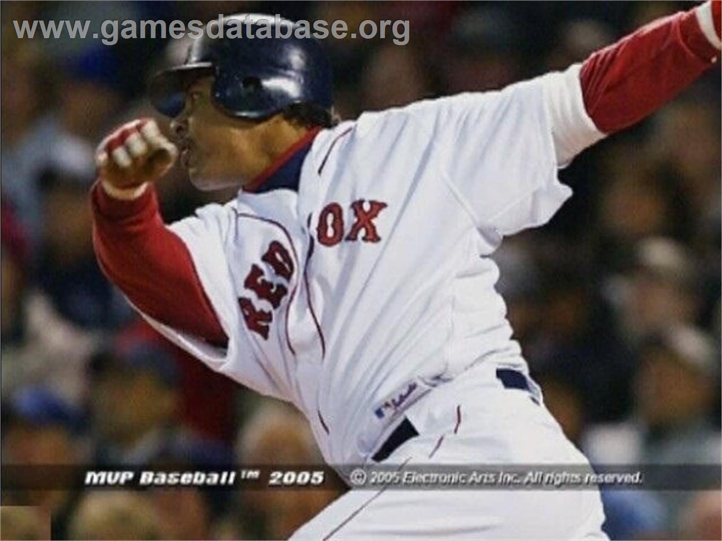 MVP Baseball 2005 - Nintendo GameCube - Artwork - Title Screen