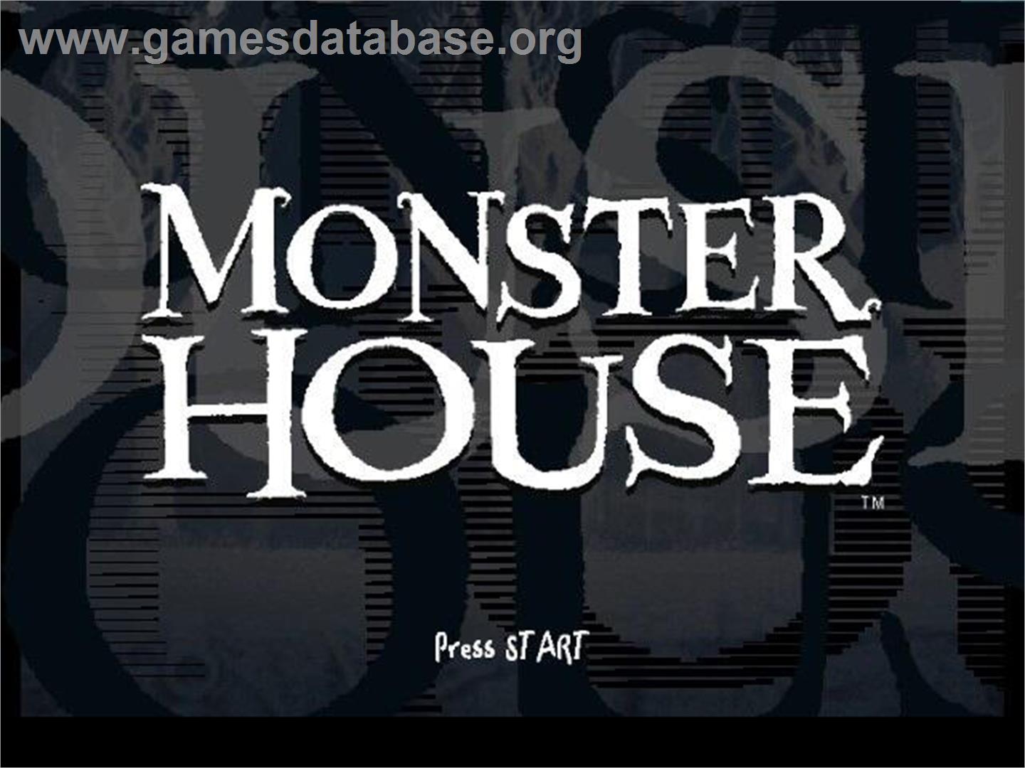 Monster House - Nintendo GameCube - Artwork - Title Screen