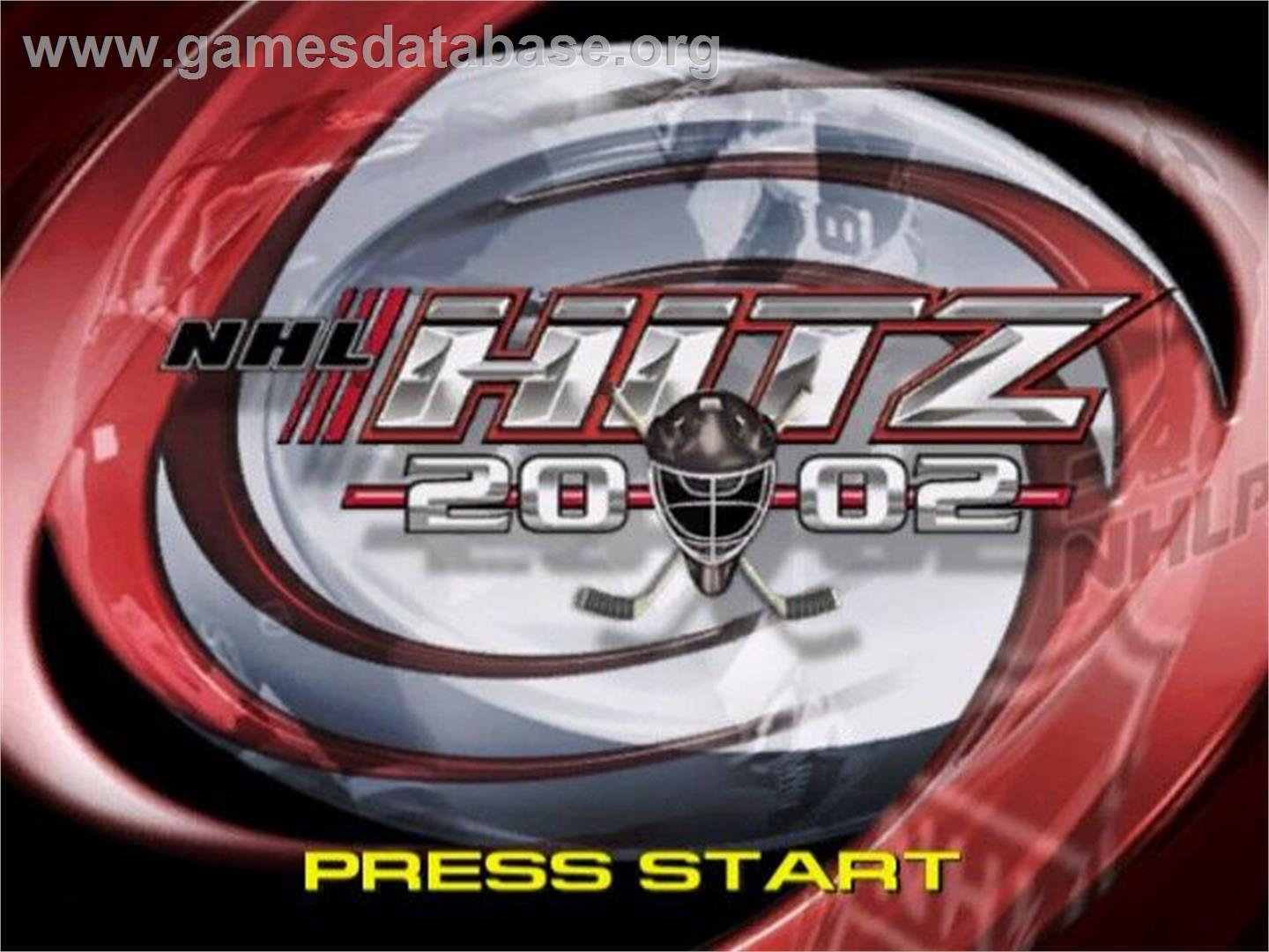NHL Hitz 20-02 - Nintendo GameCube - Artwork - Title Screen