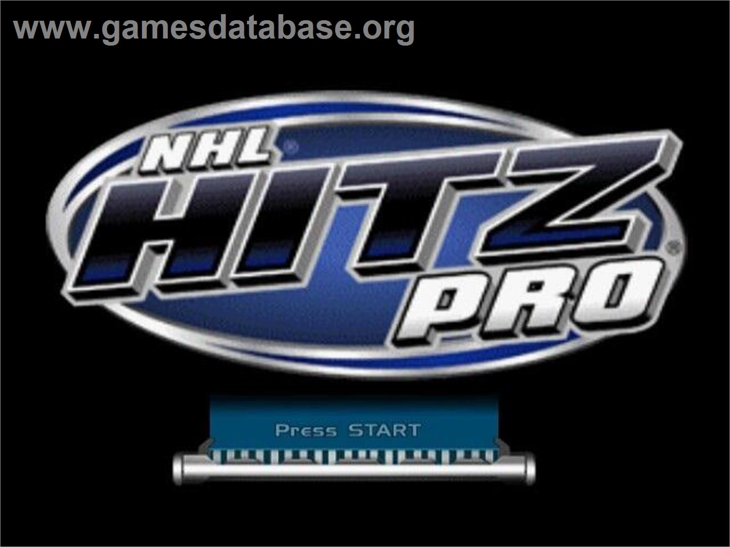 NHL Hitz Pro - Nintendo GameCube - Artwork - Title Screen