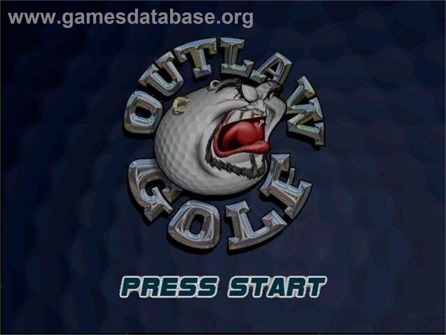 Outlaw Golf - Nintendo GameCube - Artwork - Title Screen