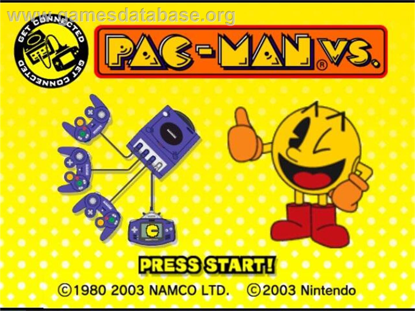 Pac-Man Vs./Pac-Man World 2 - Nintendo GameCube - Artwork - Title Screen
