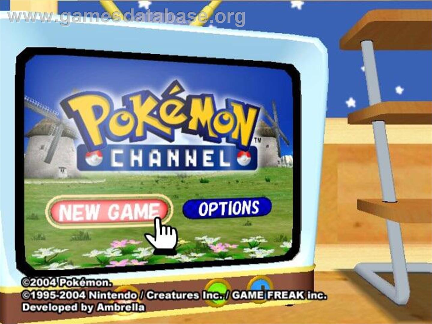 Pokemon Channel - Nintendo GameCube - Artwork - Title Screen