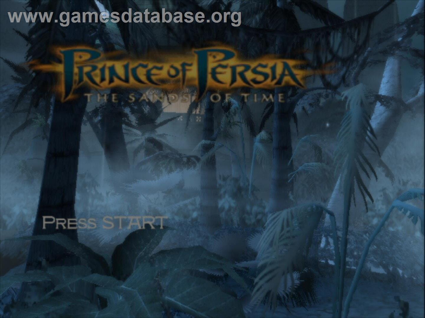Prince of Persia: The Sands of Time - Nintendo GameCube - Artwork - Title Screen