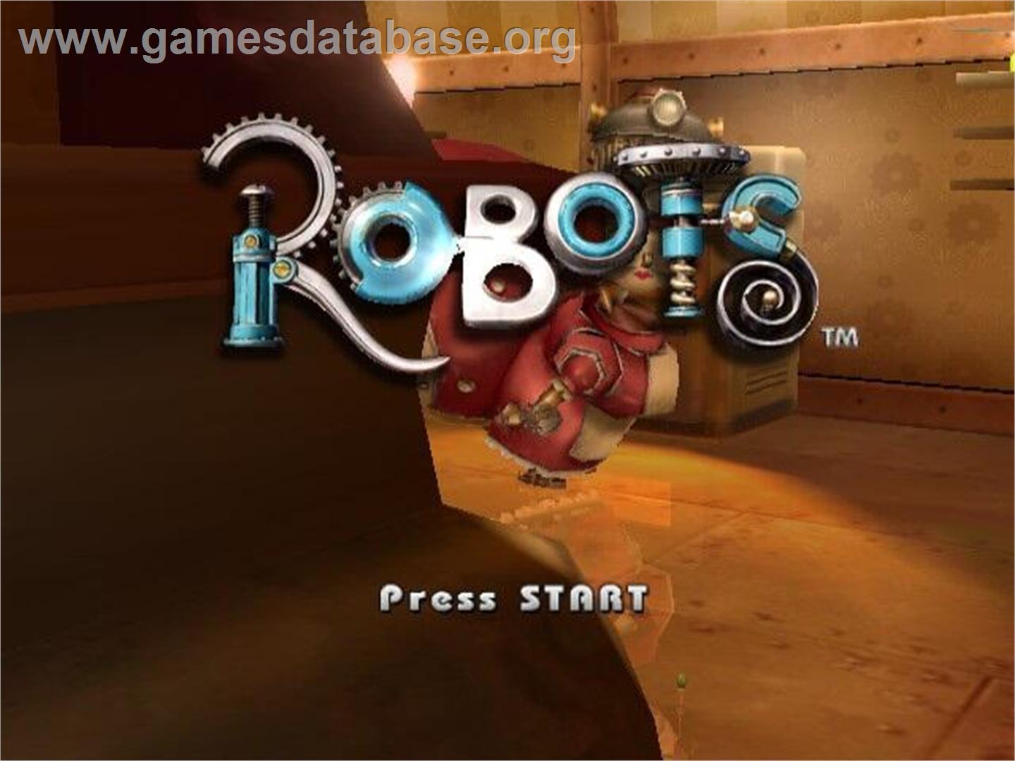 Robots - Nintendo GameCube - Artwork - Title Screen