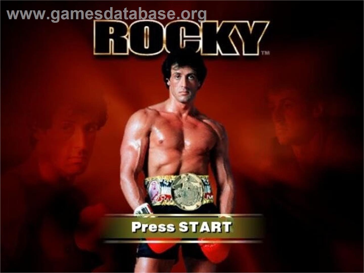 Rocky - Nintendo GameCube - Artwork - Title Screen