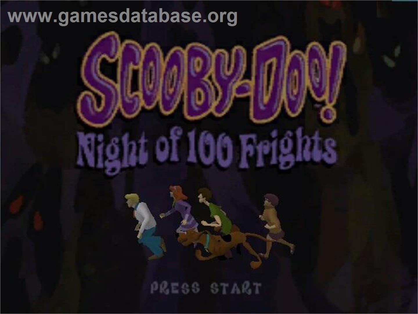 Scooby-doo! - Night Of 100 Frights - Nintendo GameCube - Artwork - Title Screen