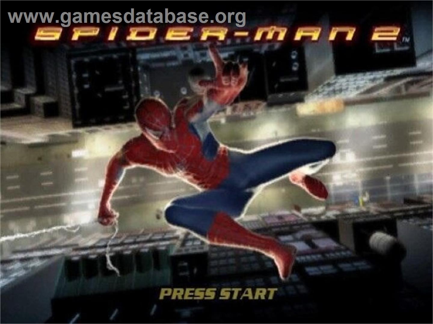 Spider-man 2 - Nintendo GameCube - Artwork - Title Screen