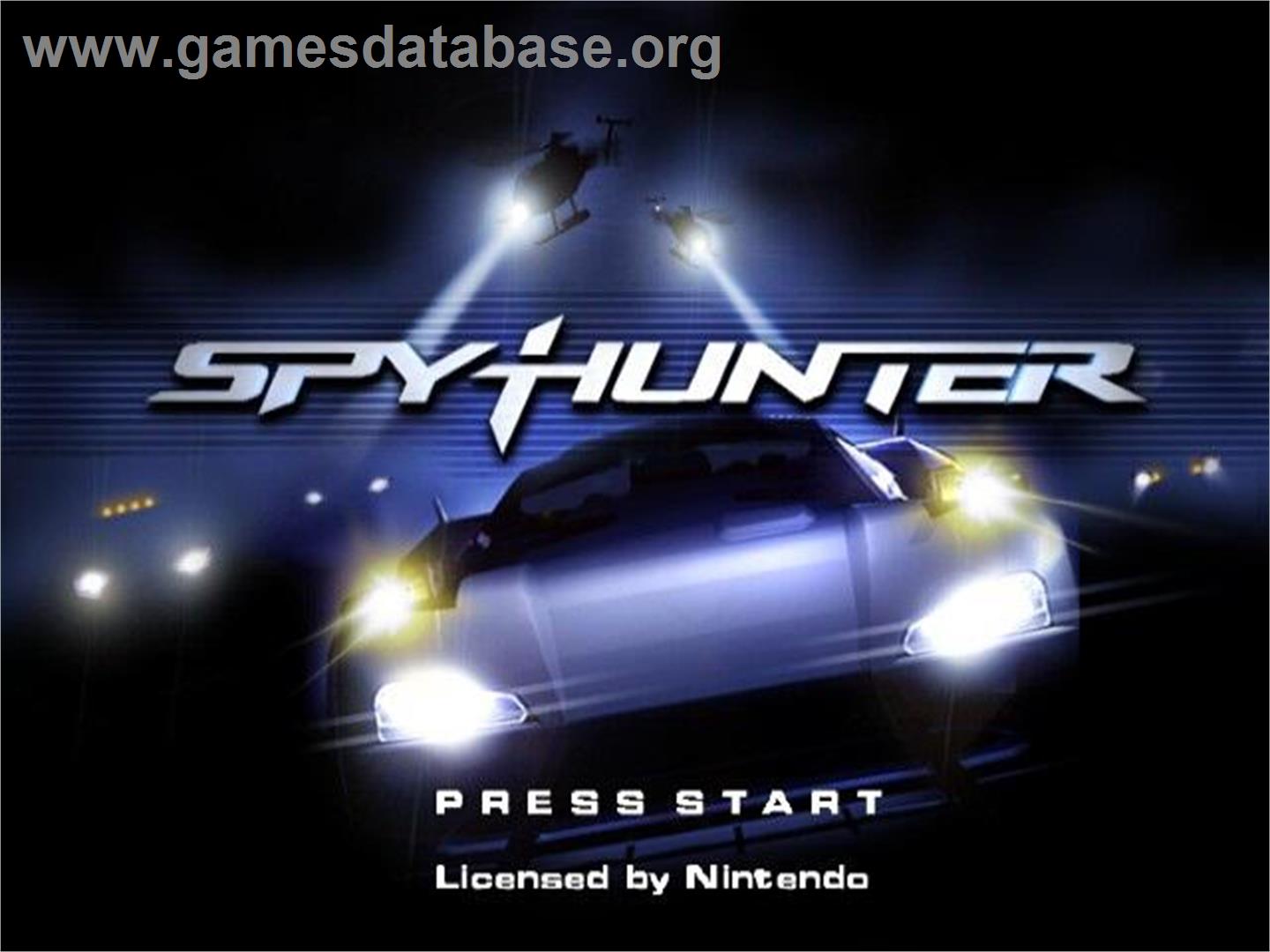 Spy Hunter - Nintendo GameCube - Artwork - Title Screen