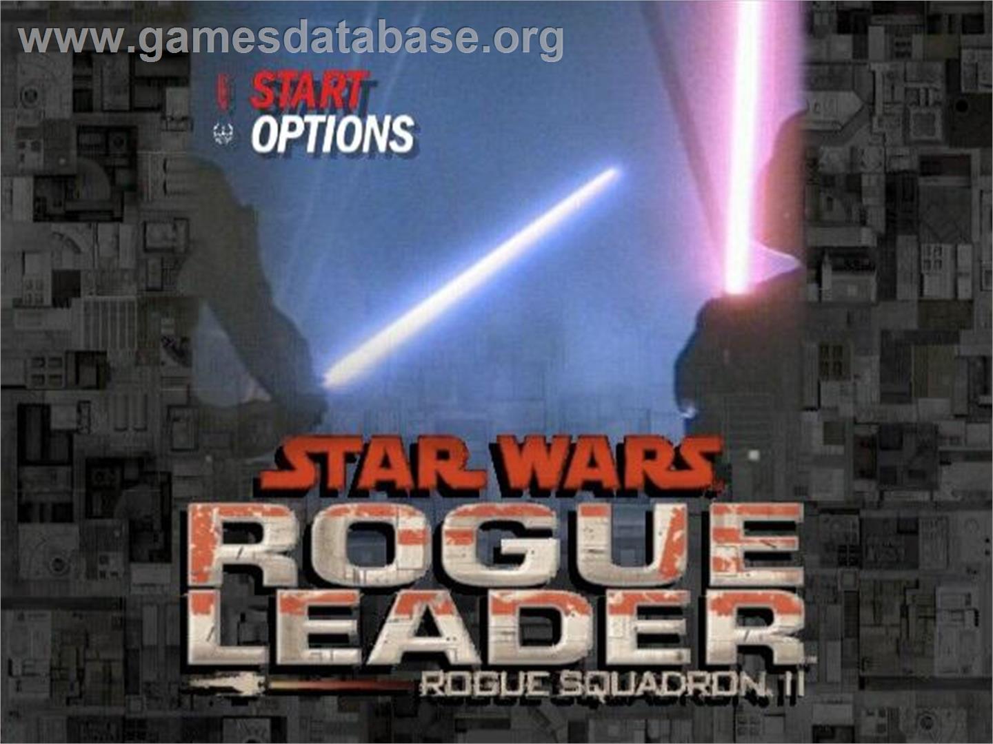 Star Wars - Rogue Squadron 2 - Rogue Leader - Nintendo GameCube - Artwork - Title Screen