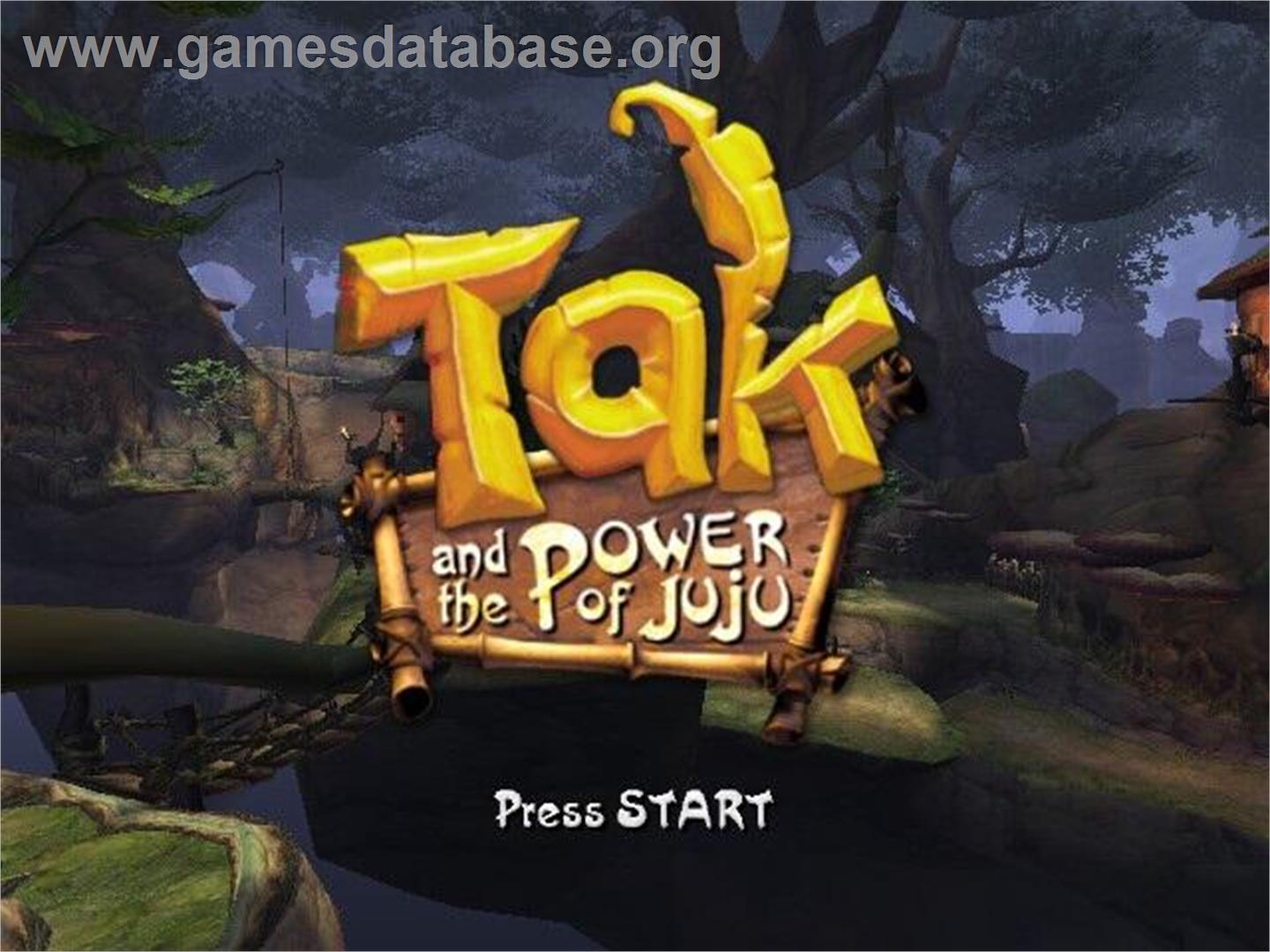 Tak and the Power of Juju - Nintendo GameCube - Artwork - Title Screen