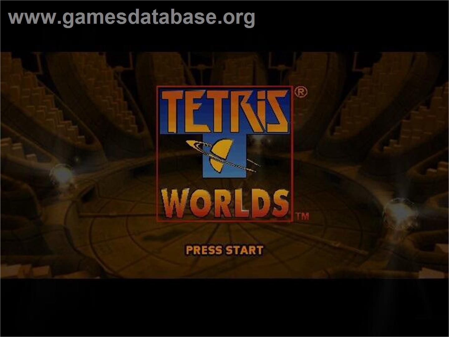 Tetris Worlds - Nintendo GameCube - Artwork - Title Screen