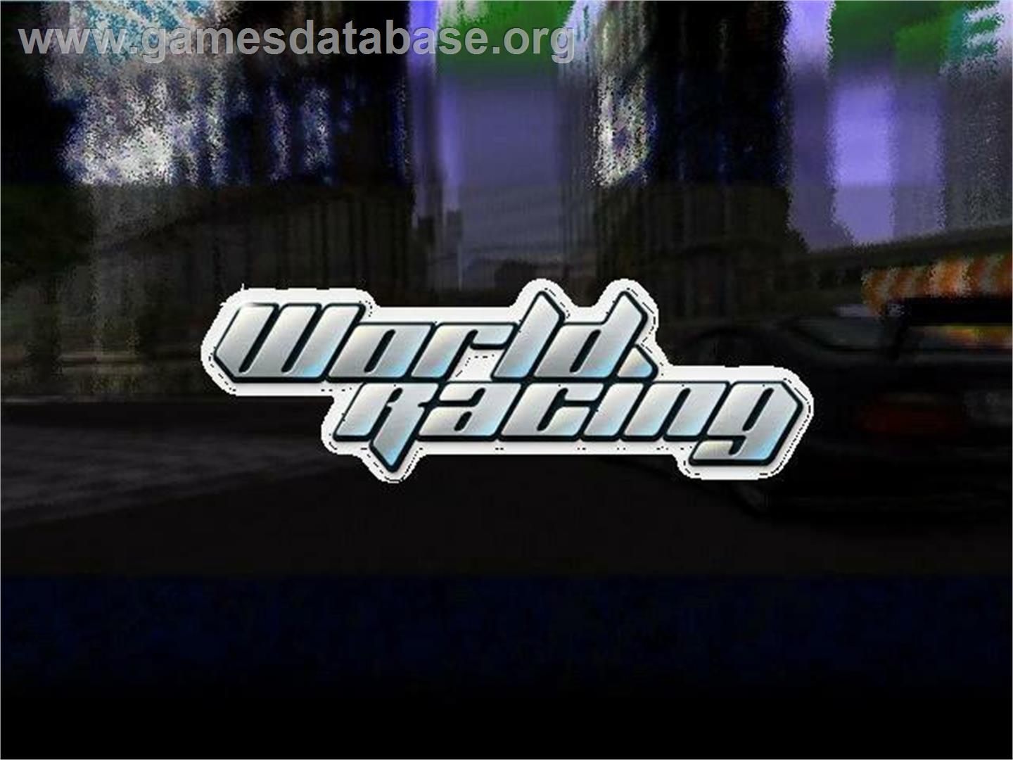 World Racing - Nintendo GameCube - Artwork - Title Screen