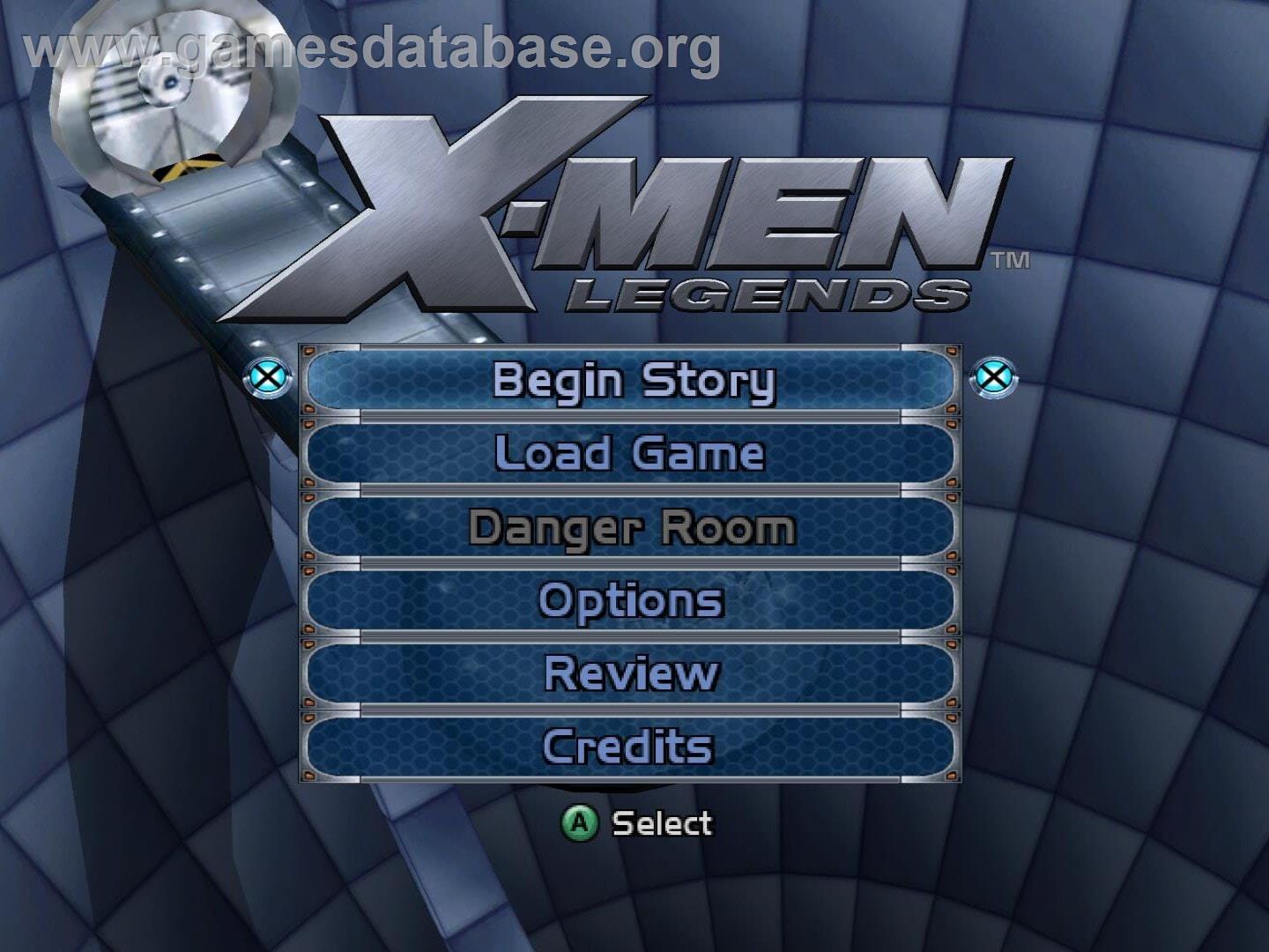 X-Men: Legends - Nintendo GameCube - Artwork - Title Screen