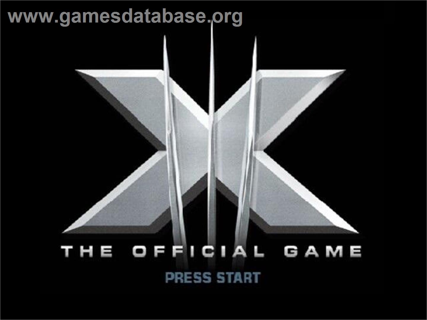 X-men - The Official Game - Nintendo GameCube - Artwork - Title Screen