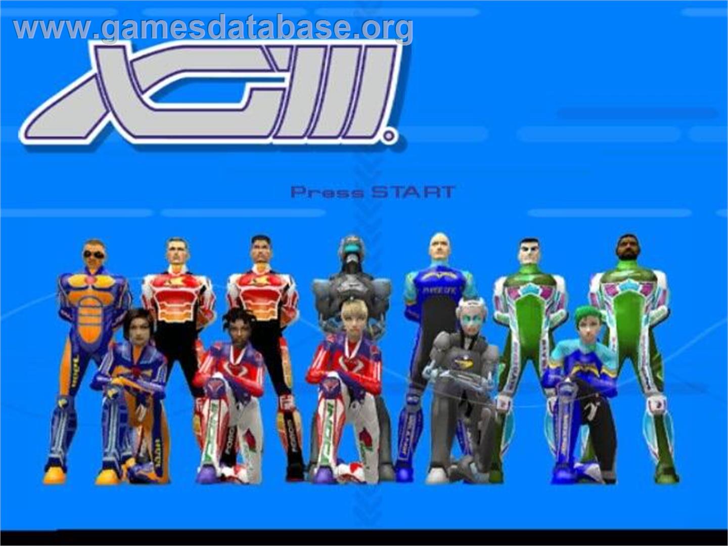 XG3: Extreme G Racing - Nintendo GameCube - Artwork - Title Screen