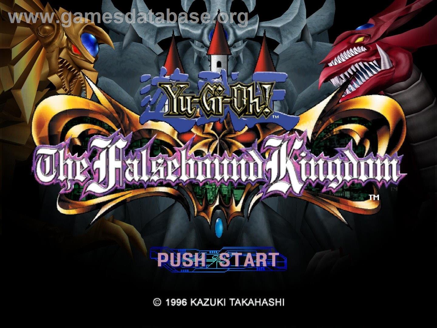 Yu-Gi-Oh!: The Falsebound Kingdom - Nintendo GameCube - Artwork - Title Screen