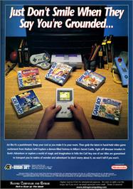 Advert for Adventure Island II - Aliens in Paradise on the Nintendo Game Boy.