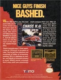 Advert for Chase H.q. on the Nintendo Game Boy.