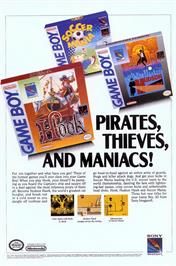Advert for Hook on the Nintendo Game Boy.