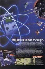 Advert for Nemesis on the Nintendo Game Boy.
