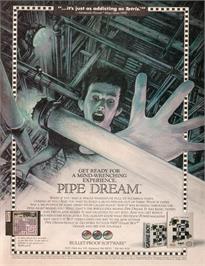 Advert for Pipe Dream on the Nintendo SNES.