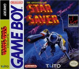 Box cover for Adventures of Star Saver on the Nintendo Game Boy.
