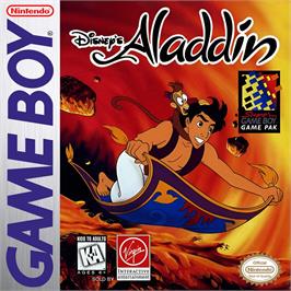 Box cover for Aladdin on the Nintendo Game Boy.
