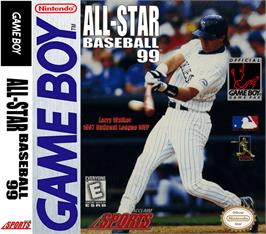 Box cover for All-Star Baseball '99 on the Nintendo Game Boy.