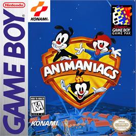 Box cover for Animaniacs on the Nintendo Game Boy.