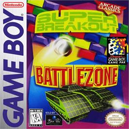 Box cover for Arcade Classics - Battlezone And Super Breakout on the Nintendo Game Boy.