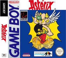 Box cover for Asterix on the Nintendo Game Boy.