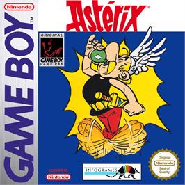 Box cover for Astérix on the Nintendo Game Boy.