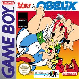 Box cover for Astérix And Obélix on the Nintendo Game Boy.