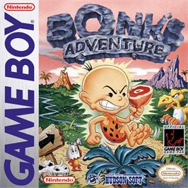 Box cover for B.c. Kid on the Nintendo Game Boy.